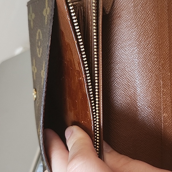 Louis Vuitton Authentic Vintage Monogram Porte Monnaie Wallet-Missing Zipper - Picture 10 of 11